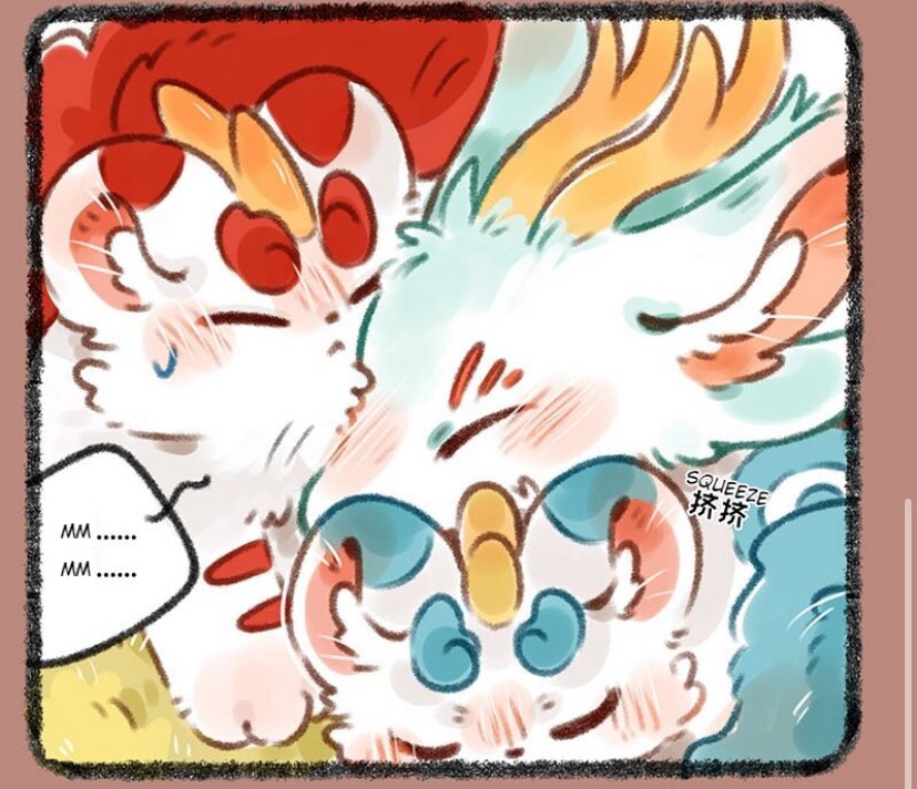 Besides the painful moments, there are also a lot of very good ones in the manhua #有兽焉 #FabulousBeasts