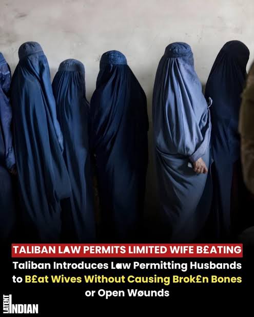 bankybee22's tweet photo. Taliban's (AFganistan) new law permit husband to beat their wives but there  should not be broken bones. 

Will this bring peace to home or Chaos https://t.co/vU2QPgFyAN