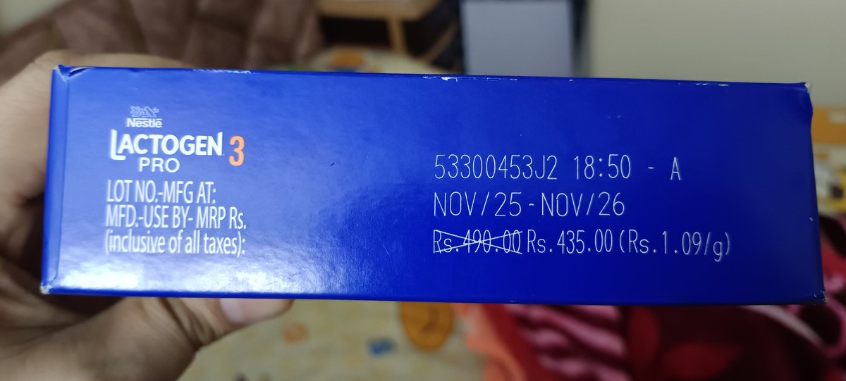 Ankit89346366's tweet photo. @Swiggy @instamart_it The product which has an MRP at Rs. 435 since last 3 months is being sold at inflated MRP of Rs. 450 by Instamart. Over and above the inflated price, handling charge is also being charged. Why are you making fool of your innocent customers? https://t.co/1PuAApTmhY