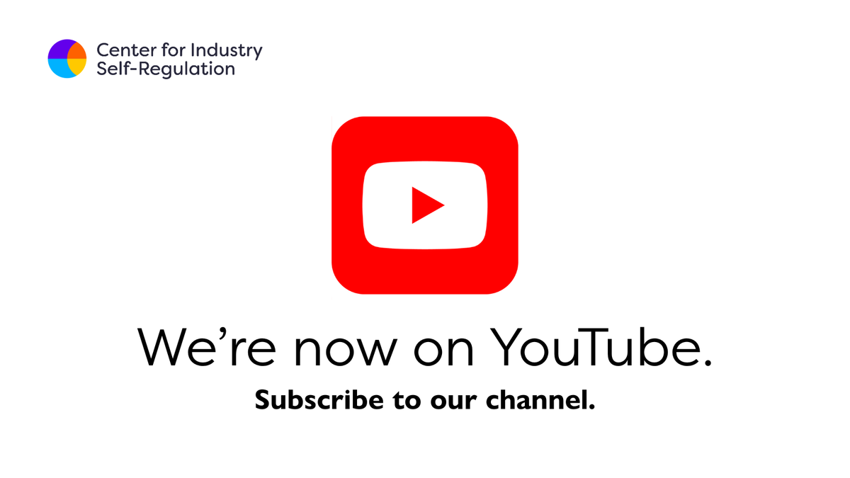 Center for Industry Self-Regulation tweet media