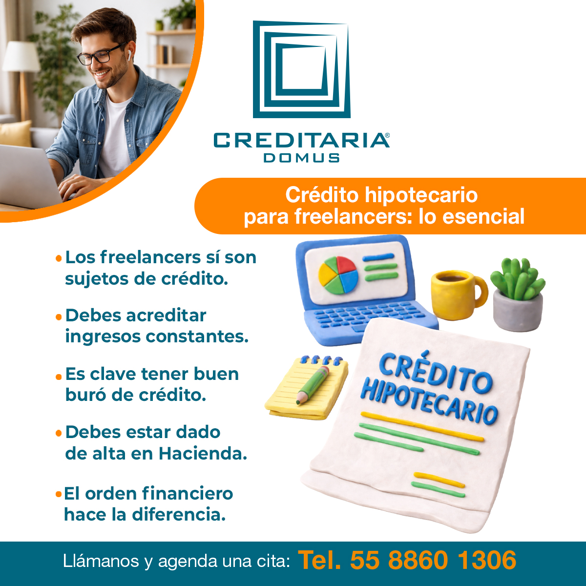 CreditariaDomus's tweet photo. Trabajar por tu cuenta no te cierra las puertas.

Si eres freelancer y tienes ingresos comprobables, buen buró y orden financiero, también puedes acceder a un crédito hipotecario y formar patrimonio.

#Freelancers #CréditoHipotecario #Patrimonio #FinanzasPersonales https://t.co/0FrWHYDwP7