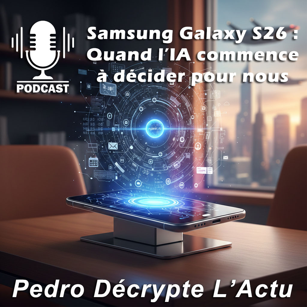 PedrodecrypteA's tweet photo. 🚨 Et si ton smartphone commençait à décider pour toi ?
#IA #SamsungGalaxyS26 #IntelligenceArtificielle #Tech #Podcast #Innovation #PedroDécrypteLActu https://t.co/BMPMpTxa33