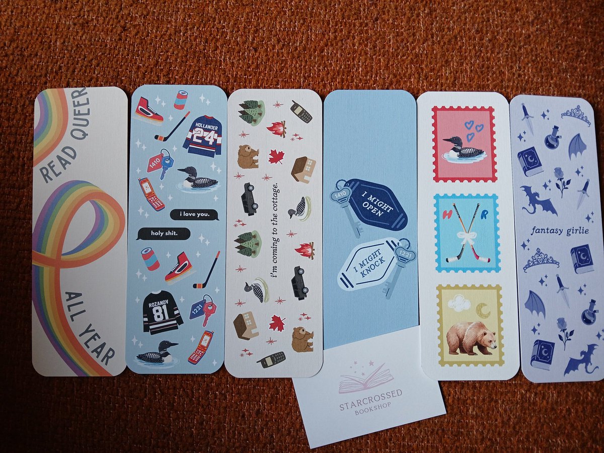 Just got these awesome bookmarks in from a local creator! Time to read the books😁
(They have a shopify website so international orders should be possible)