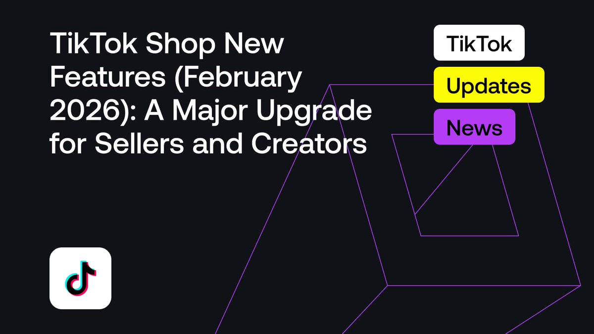 easyboost_app's tweet photo. 🥰TikTok Shop New Features (February 2026): A Major Upgrade for Sellers and Creators

TikTok Shop 2026 update introduces auto commissions, product samples, and Creator Picks. Discover how new features boost sales and creator income.

👉Read: https://t.co/cTGSoUjjAy