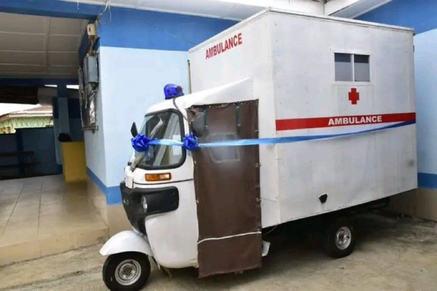Ondo deputy governor Olayide Adelami commissions tricycle ambulance