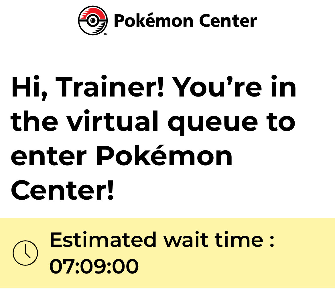 Longjuan83's tweet photo. @PokemonDealsTCG Ain’t no way that says 7hours 🤣🤣🤣 https://t.co/NNiAQd6geT