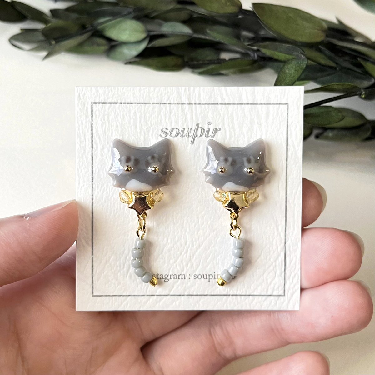 過去一複雑な柄の猫ちゃんのオーダー！ かなり簡略化したデザインです