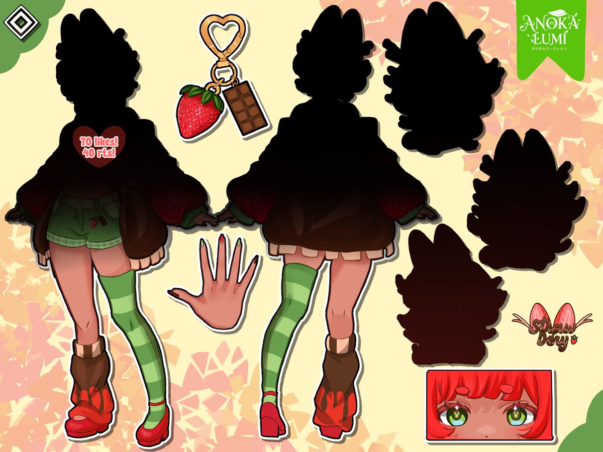 StrawDerys's tweet photo. !!Reefsheet Reveal!! 

ESSE DEMOROU MAIS VEIO!!🍓
VAMO QUE AGORA FALTA POUCO!!! 💖✨
espero toda a ajuda de vcs minhas doçuras!! Minha roupinha é a coisa mais fofa que vcs vão ver!! … 🍫
70 ❤
40 🔁
#Vtuber #Vtuberbr #Dery https://t.co/YGjqJ3Jwz0