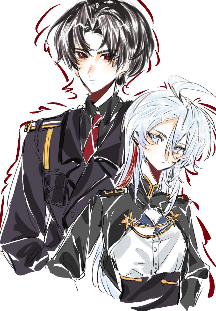 我约稿。画的好帅🥰🥰🥰 #エイティシックス #Eightysix #シンレナ