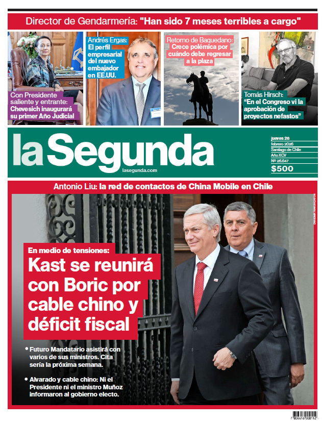 PORTADA DE HOY
▶️ lasegunda.com