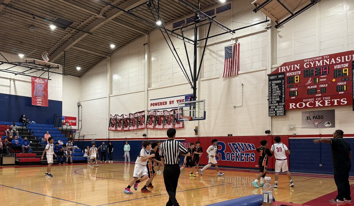 IrvinCoachLo's tweet photo. Hosting Middle school Boys 🏀Magoffin vs Tinajero at Irvin HS. 
@ihsrocketsbball @IrvinRocketsGBB @rastives @ariasjennifer @EPISDathletics https://t.co/DEAIh44Jsp