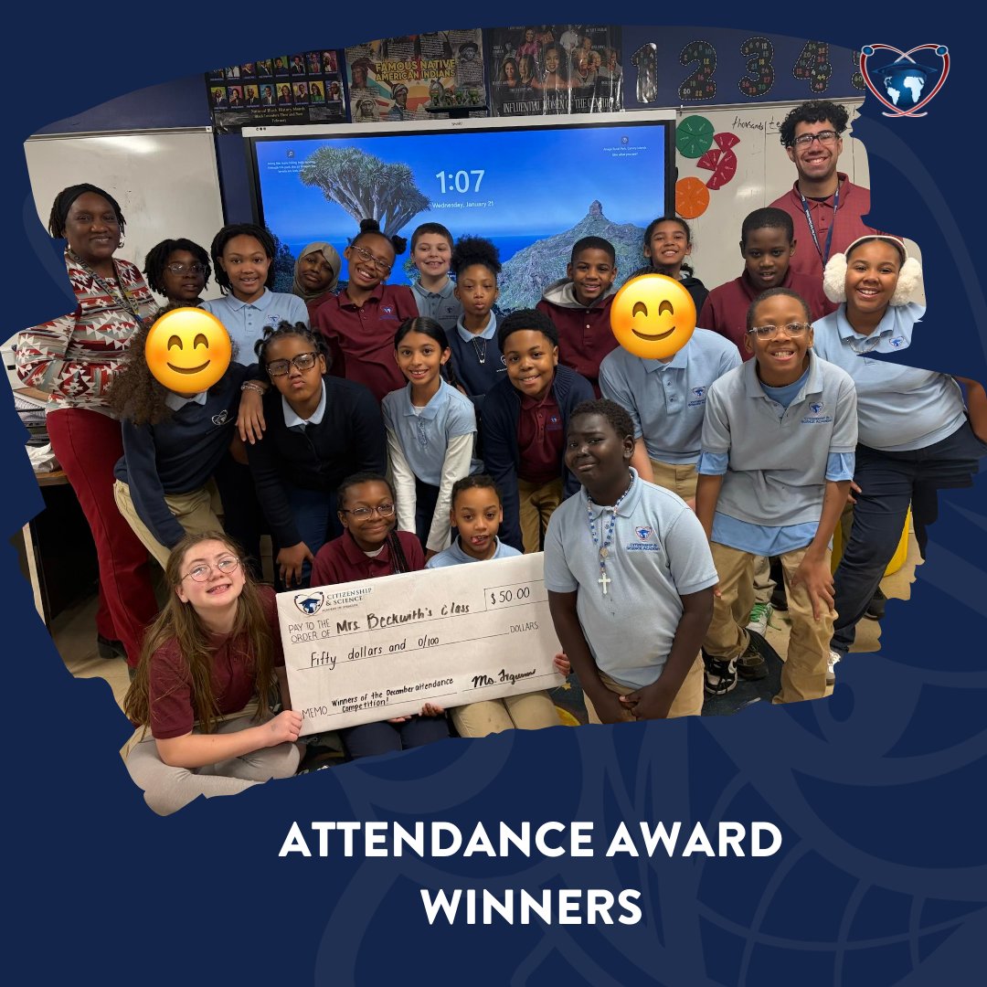 #ThrowbackThursday 🔙

Shoutout to Mrs. Beckwith's #CSASCS 5th grade class for winning the attendance contest in December! Your dedication and consistency really paid off. Way to go, #CSASAtoms! 🏆⚛️

<a href="/CharterEmpire/">Empire Charter Consultants</a>