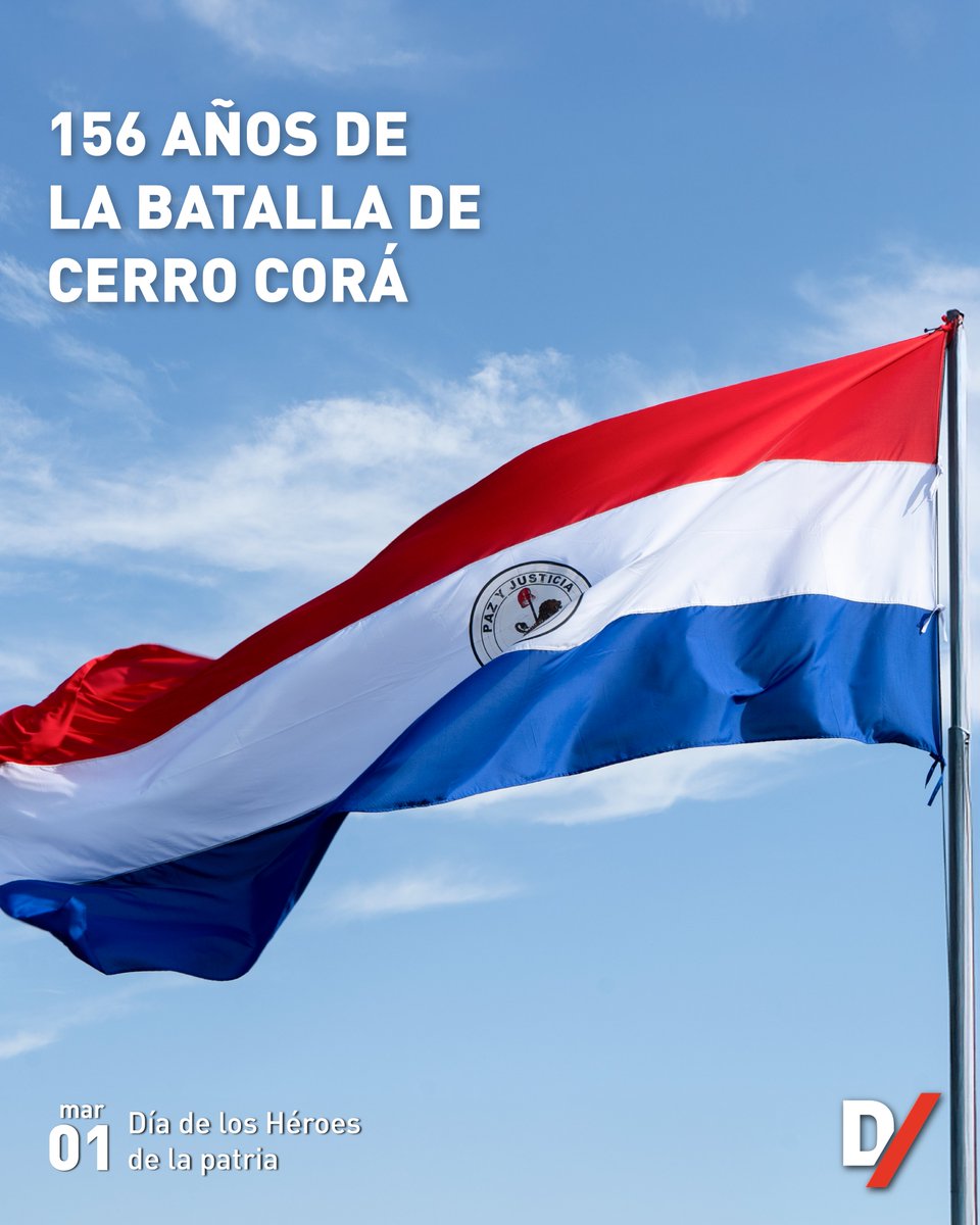 En el Día de los Héroes de la patria, rendimos homenaje a quienes defendieron con firmeza la soberanía y la identidad de Paraguay.
Su entrega marcó nuestra historia y nos desafía a seguir construyendo un país fuerte, con el mismo espíritu de determinación y amor por la patria. 🇵🇾