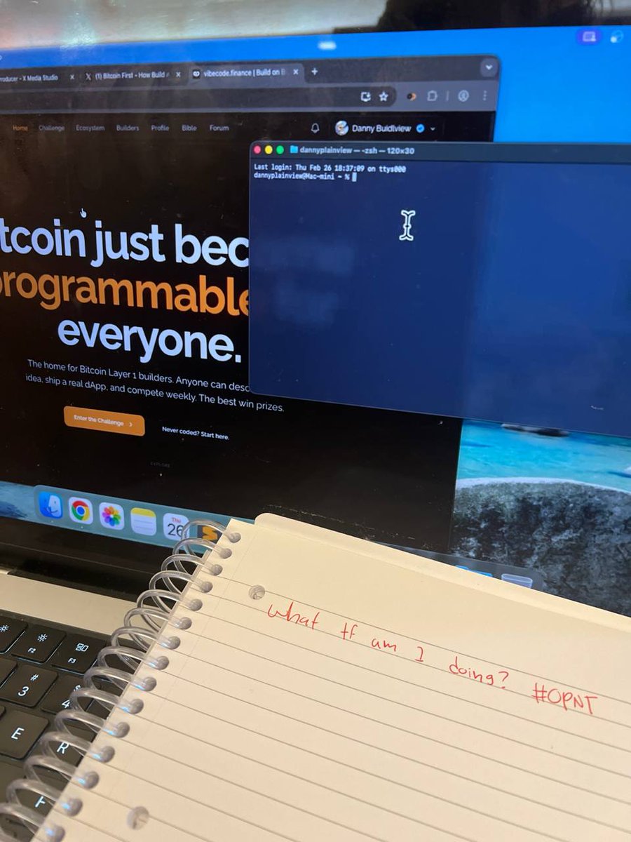 BuidlerArc's tweet photo. What tf am I doing? #OPNT

@opnetbtc 
@bc1plainview https://t.co/icTtmCOX1t