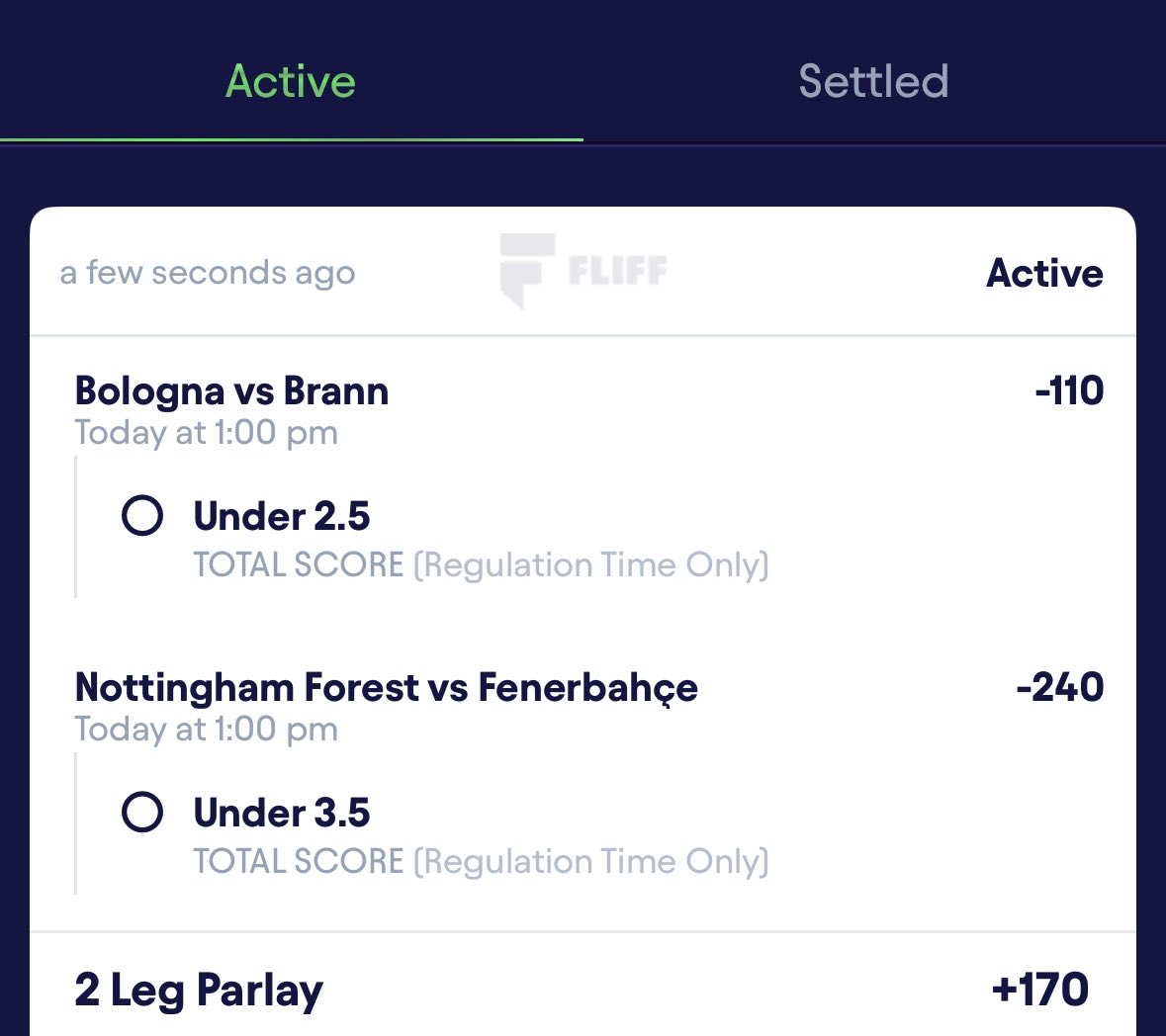 PropsParlay's tweet photo. February 26th ⚽️ Parlay of the Day
🔟Units🚨🐳
Bologna vs. Brann Under 2.5 Goals🔒
Nottingham Forest vs. Fenerbahçe Under 3.5 Goals🔒
We have now won 72 out of our last 93 bets and parlays🤑
DM for more plays⚽️🔌
#PropsParlay #ParlayProps #GamblingX #Betting #Parlay #Bettin https://t.co/4GegCZIsn2