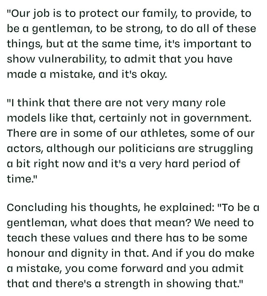 damn patrick dempsey really said most men are losers and need to stand tf up 😭
