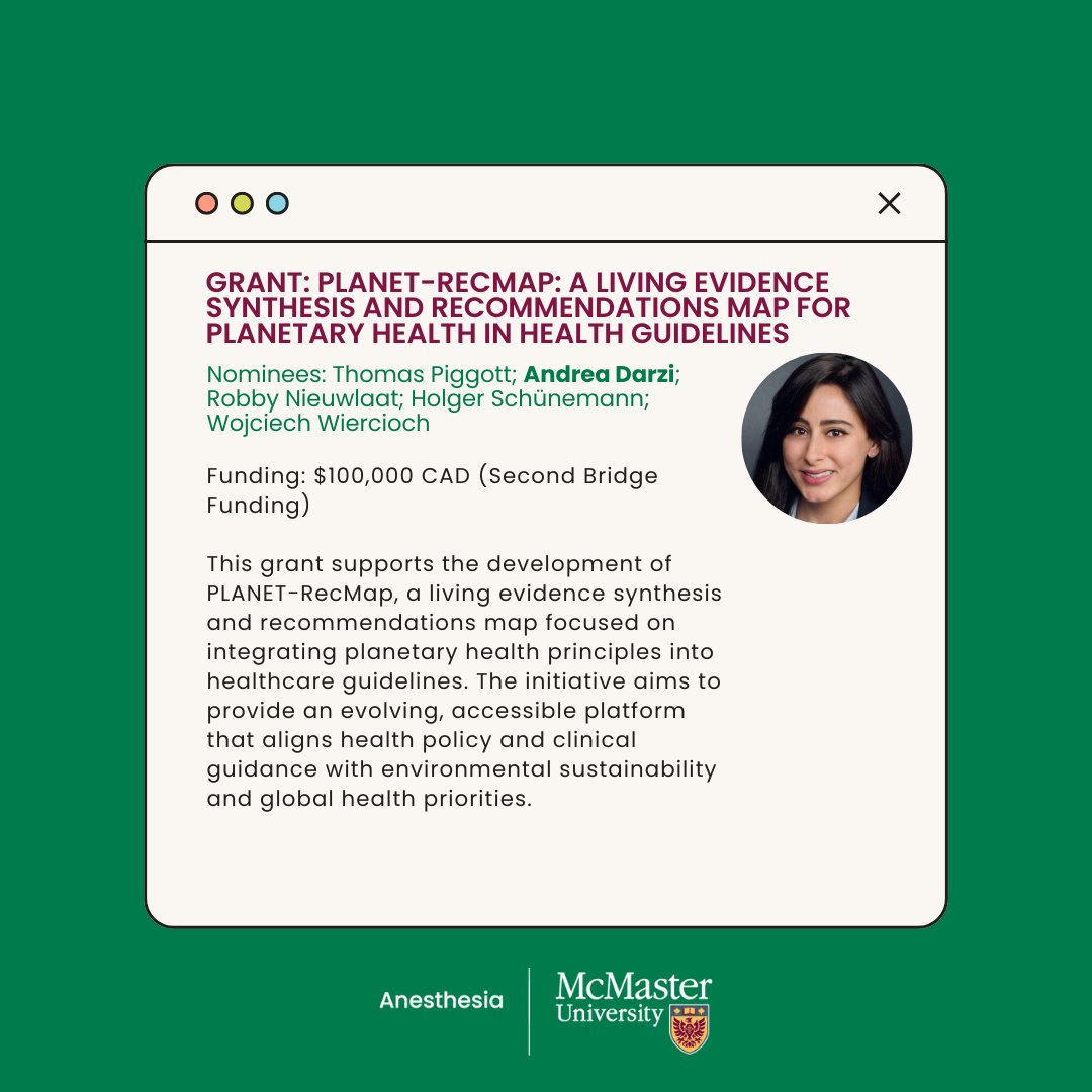 McMaster Anesthesia tweet media