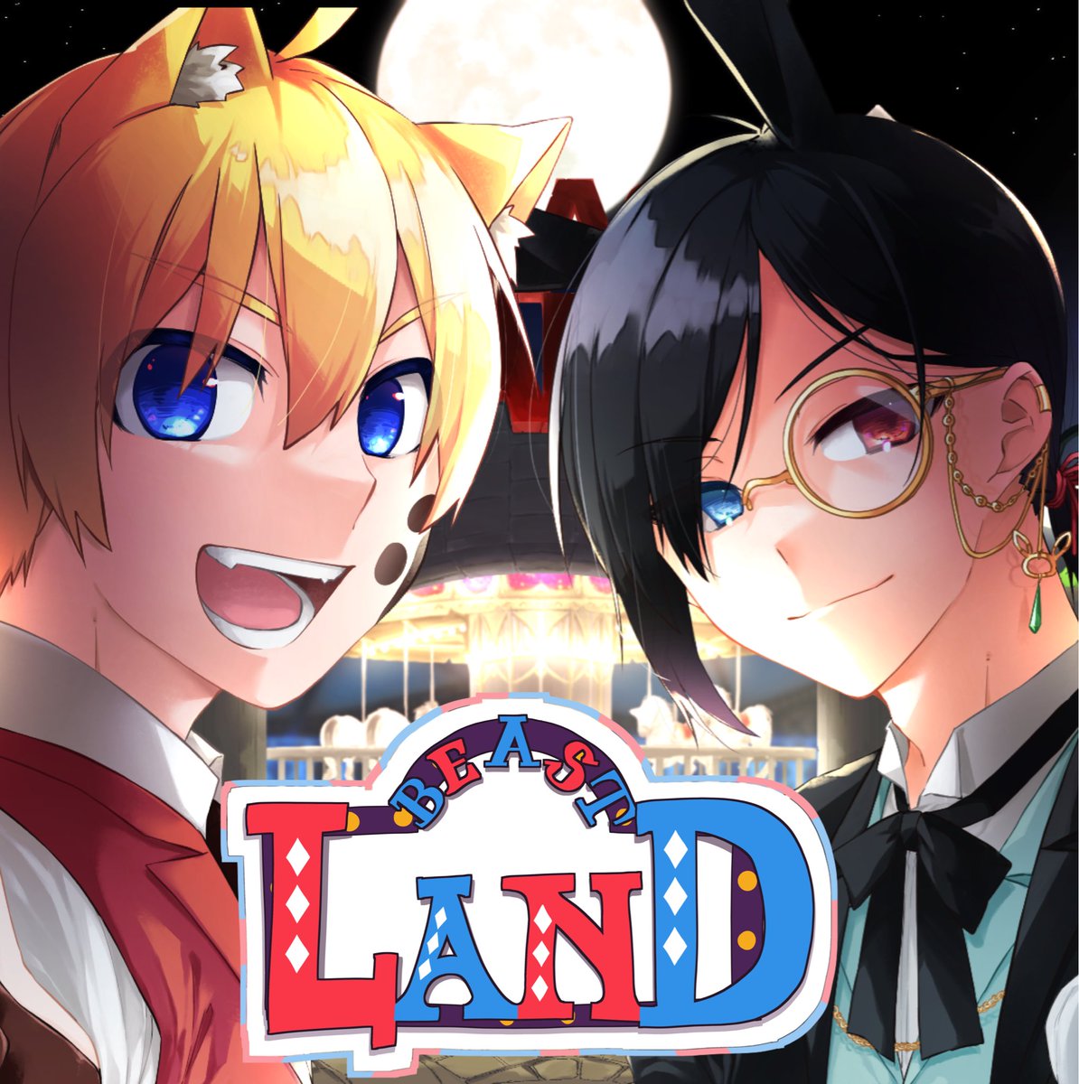 BEAST_LAND_'s tweet photo. BEAST LAND初1stミニアルバム「BEAST LAND」が3/14に発売決定！

6曲のオリジナル曲や4トラックのボイスドラマ、ボーナストラックにBEAST RADIO！全てを詰め込んだ1枚です！

ご予約はこちらから
https://t.co/IJ94vyMScq https://t.co/kgdDmPaoxJ