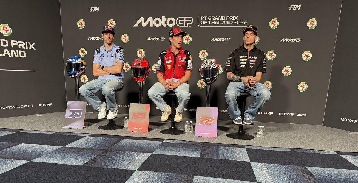 JaureguiAinara's tweet photo. Press Conference number 1

#ThaiGP #MotoGP https://t.co/1TFYGzMnIH