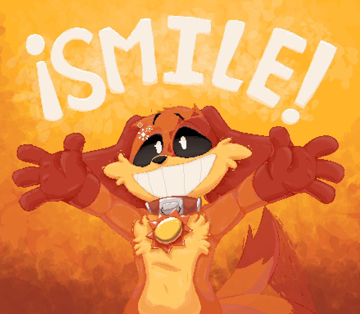 Smile everyday ✨
#SmilingCritters #SmilingCrittersFanart #dogdayfanart #pixelart