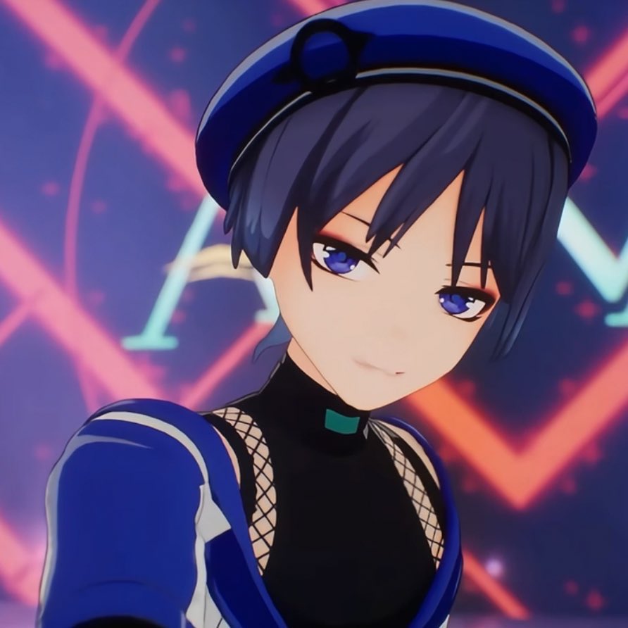 jellyscra's tweet photo. currently obsessed w aranagi scara, i love how the ends of his hair have a lighter blue tone in this universe https://t.co/voy4EFOYkl