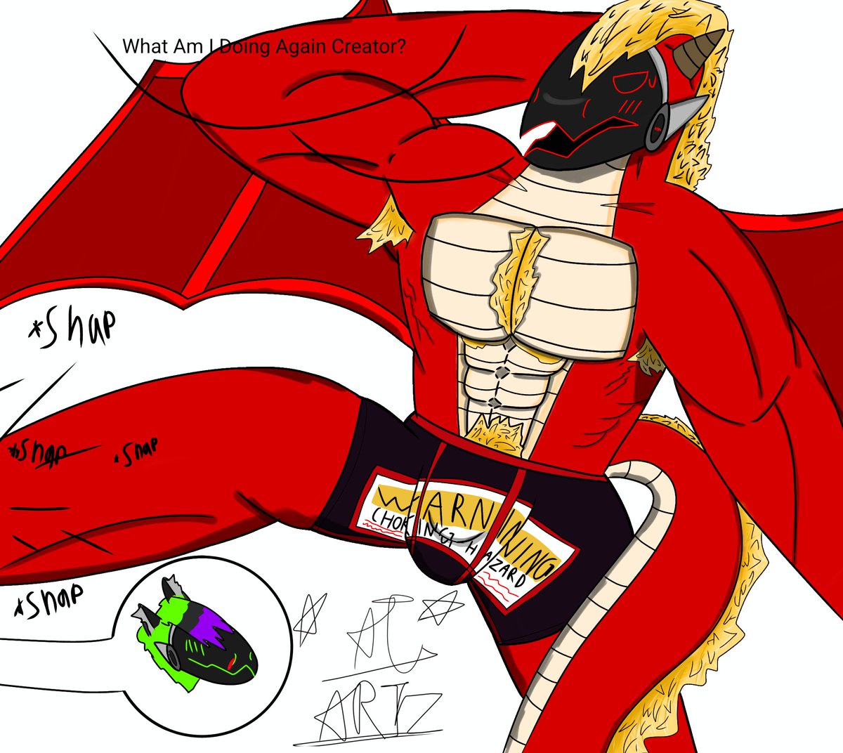 AJ_Artz14's tweet photo. "Nothing, Just Stay Still For About A Minute OK" ^///^
#Protogen #Furry #furryart #Art #Dragon #FurryDragon #Furryprotogen https://t.co/xXjKFs151N
