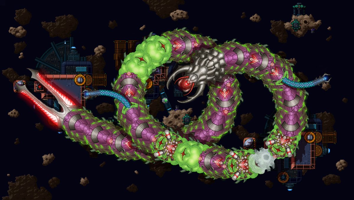 Do you still like to play Arcade style shoot em ups? 🕹️🚀

Hyper Sentinel Fusion comes with paced Arcade action and Big Bosses - launches Tomorrow morning on Kickstarter- back it here: kickstarter.com/projects/robhw…

By <a href="/HewsonJoystick/">Hewson Founder</a> | <a href="/huey_games/">Huey Games</a> #retrogaming