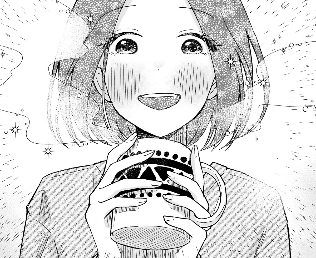 趣味まんが描き始めた グルメ漫画です 