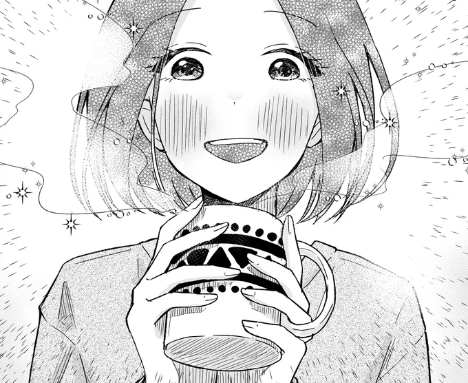 趣味まんが描き始めた グルメ漫画です 