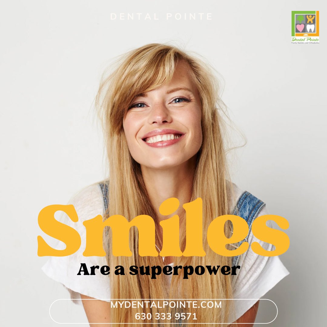Your smile is your superpower. Get your perfect smile with dental braces. Schedule your free orthodontic consultation with the amazing Dr. Rani Seeth. #dentalpointe #napervilledentist #auroradentist #warrenvilledentist #familydentist