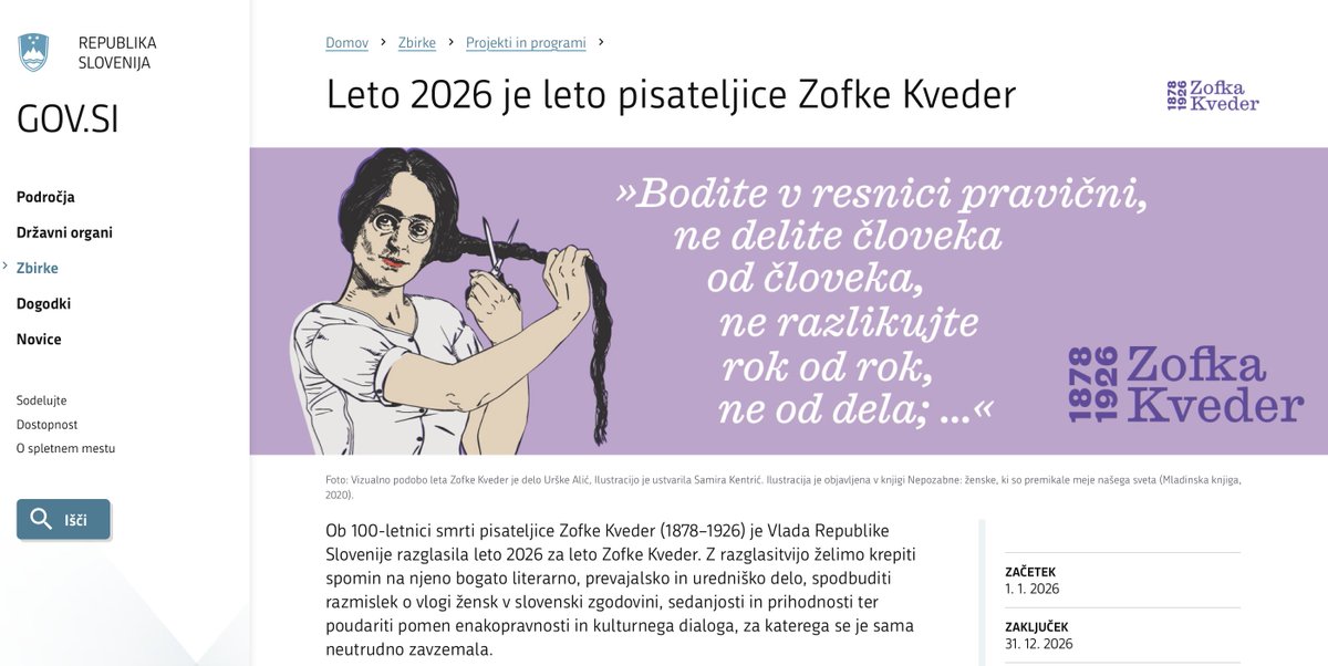 SloDejstva's tweet photo. Leto 2026 je @vladaRS razglasila za leto pisateljice Zofke Kveder.

O čem je pisala in kaj jo je zanimalo?

O židih v Jugoslaviji.

Ali že razumete, da imamo od 1945 države ustanovljene od židov in za židovske interese najprej in da nihče ne zagovarja etničnih Slovencev? https://t.co/O0pkZrgztp