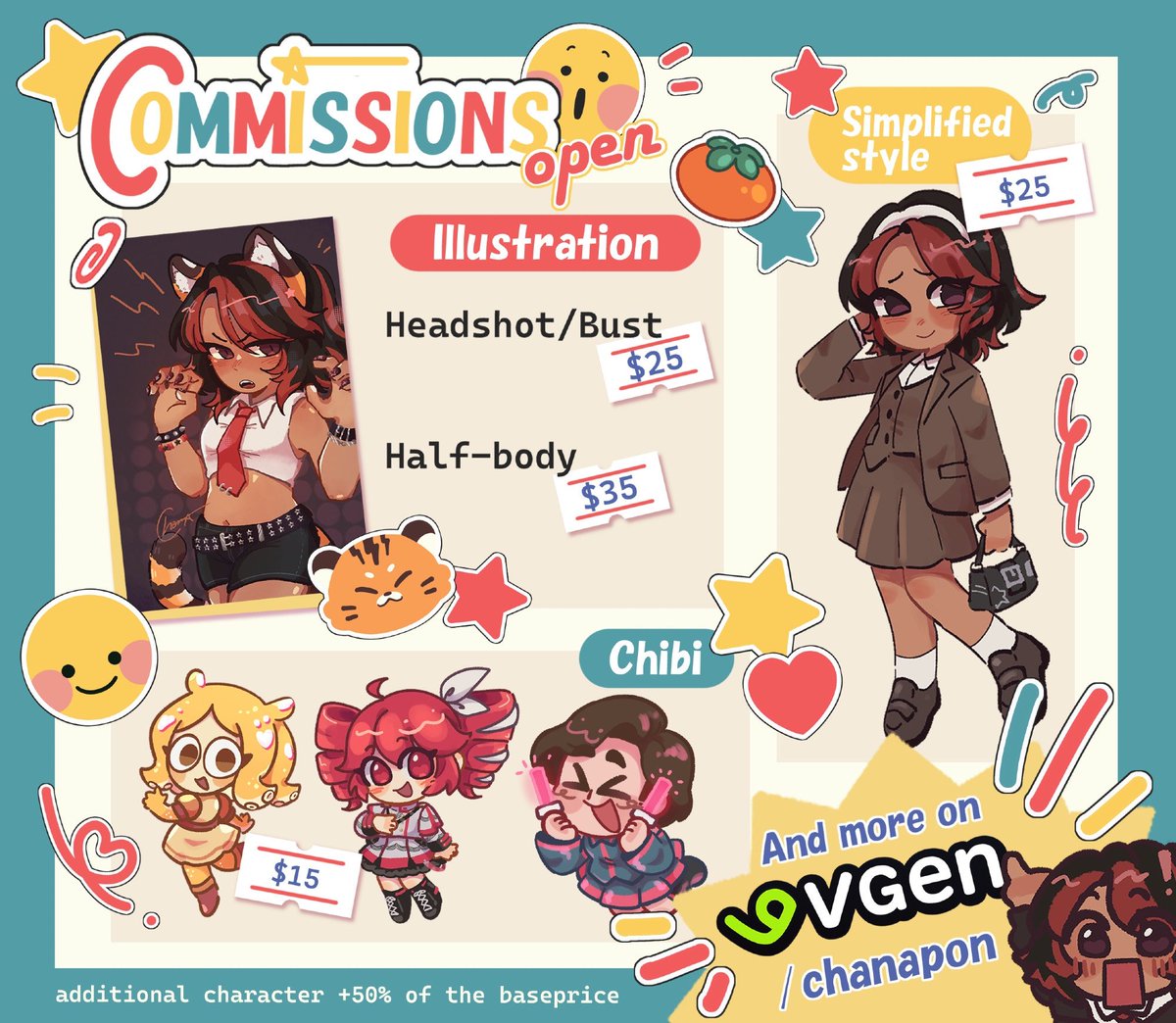chana💫VGEN COMMS OPEN!! tweet media