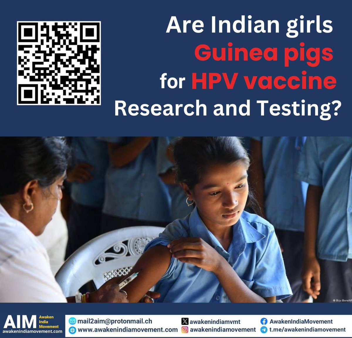 Are Indian girls Guinea pigs <a href="/narendramodi/">Narendra Modi</a> ?