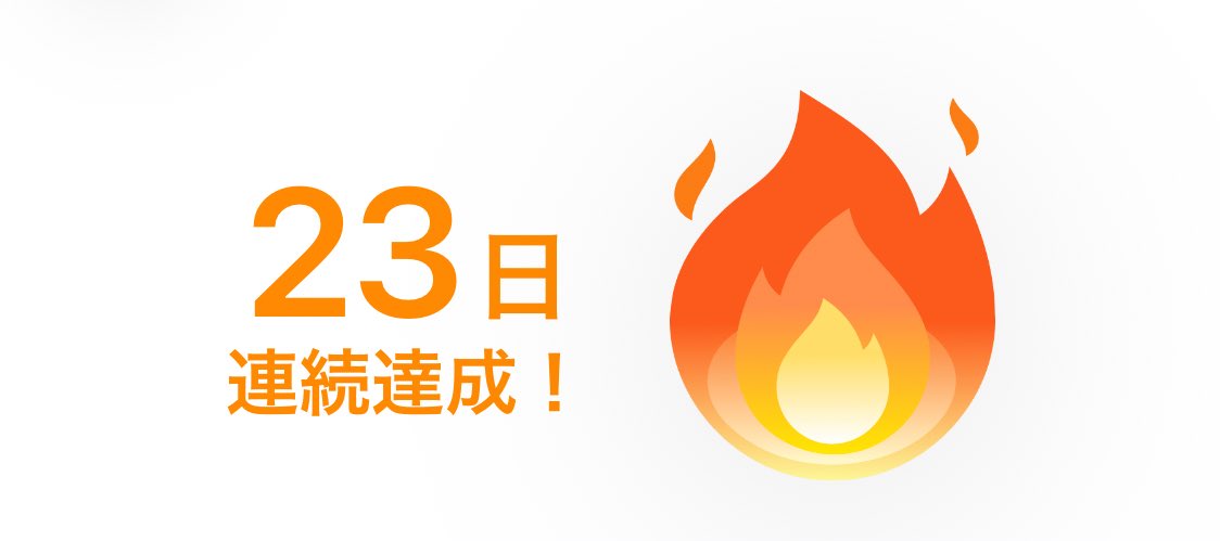 Lisa135018573's tweet photo. 英語学習、気がつけばもう少しで1ヶ月！
継続日数を0にしたくないからコツコツ頑張れちゃう✨

学習アプリは、こんな感じでモチベ維持のためにいろいろな仕掛けがされてる。これを作ってる人すごいなぁ。 https://t.co/jNxiulZ3KG