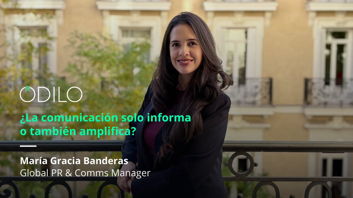 ODILO_ENG's tweet photo. @ODILO_ES En ODILO, sabemos que es el altavoz que proyecta nuestra visión global. Nuestra Global PR &amp; Comms Manager, María Gracia Banderas, explica en @elpublicistacom cómo una estrategia de comunicación puede multiplicar nuestro propósito educativo.https://t.co/UNJzTrnTsv https://t.co/PibK8o6xxY