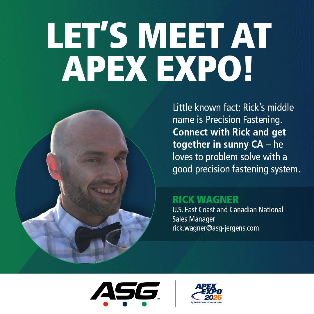 ASGJergens's tweet photo. Attending #APEXEXPO the week of March 16? So are we! We will be in Anaheim with a focused agenda - meeting with partners, connecting with prospective customers, and evaluating the event as part of our long-term industry engagement strategy. Please reach out to Rick to connect! https://t.co/vJUaa0HufG