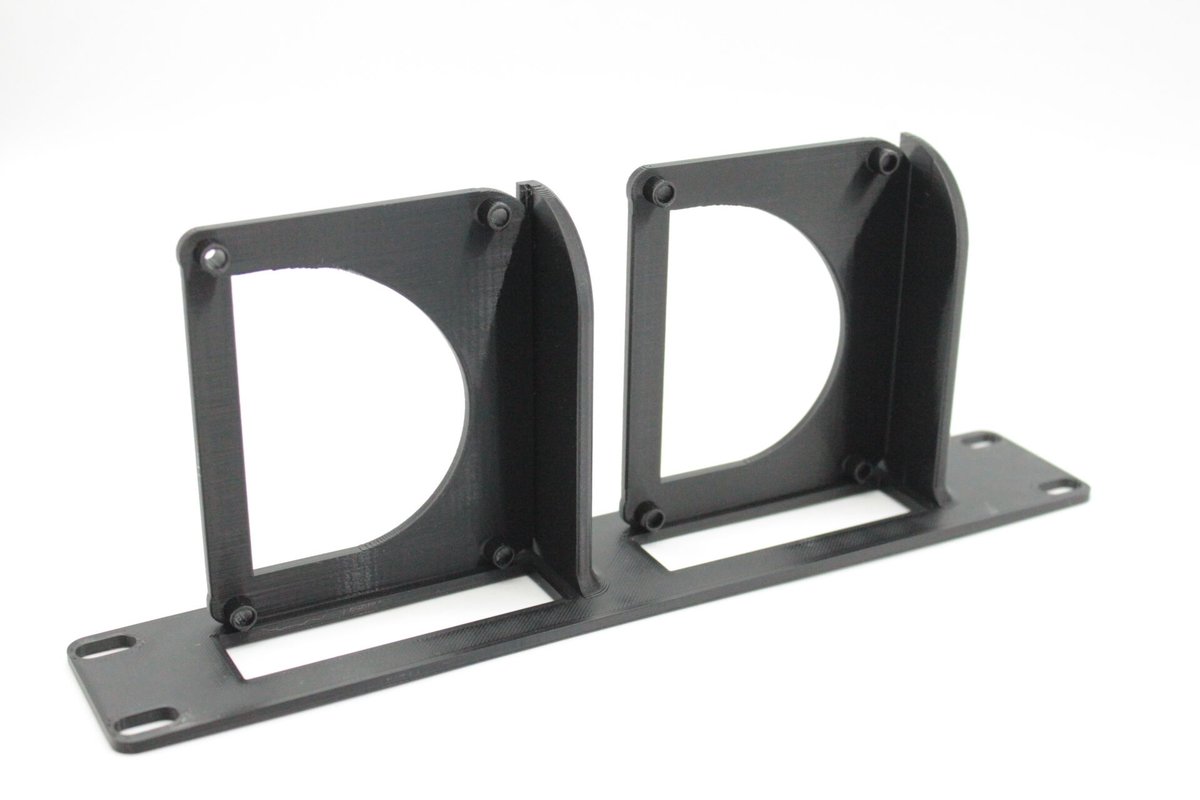 Easy3D2's tweet photo. Support de montage double imprime 3D pour composants electroniques.

Matiere: PLA Noir Atome3D

Imprimante: Prusa XL

Service d'impression 3D en ligne : https://t.co/Ni42AFJEkj

#easy3DYourCustomSolutions #MakerVerse #FunctionalPrints #EngineeringIn3D #PrintForPurpose https://t.co/VnqyNDqr7K