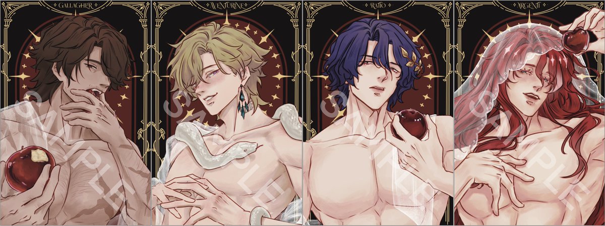 LX_StarThief's tweet image. [From Eden series] Penacony🎰

#Gallagher #Aventurine #Ratio #Argenti