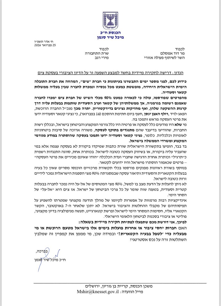 ๐ Michal Shir - ืืืื ืฉืืจ tweet media