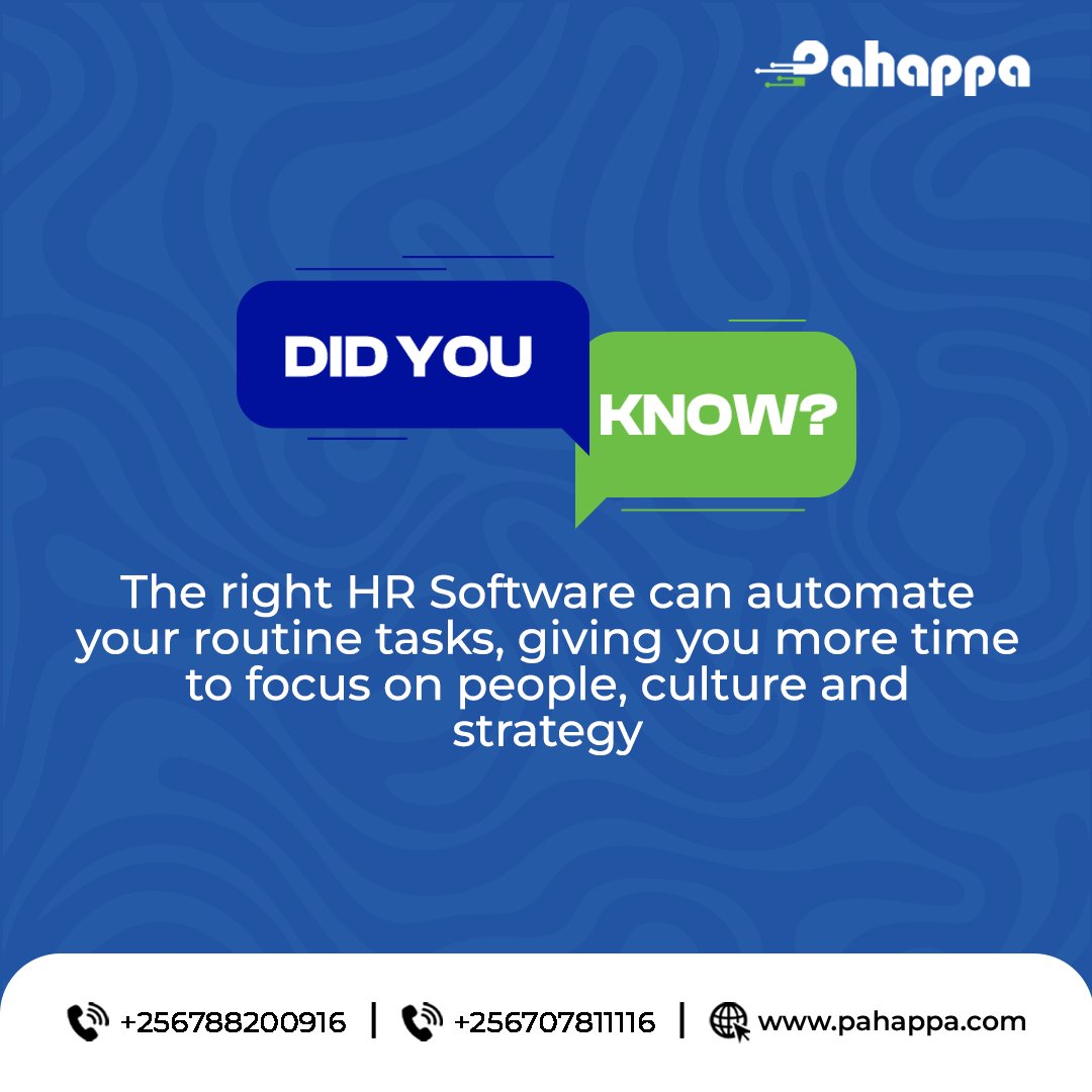 Spend less time on processes and more time on people, culture and strategy with the right HR software.

Visit pahappa.com/hr-management/ to schedule a free PahappaHR demo today!

#humanresource #pahappaHR #pahappa