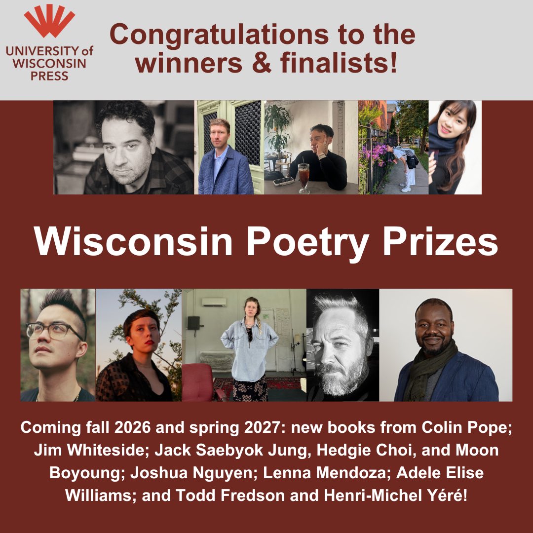 Excited to share that my first full-length book of poems, Another Man, has been selected by Airea D. Matthews as the winner of the Felix Pollak Prize in Poetry &amp; will be published by The University of Wisconsin Press this fall!

Endless thanks to <a href="/aireadee/">Airea D. Matthews</a> &amp; <a href="/UWiscPress/">U of Wisconsin Press</a> 💗📚💗