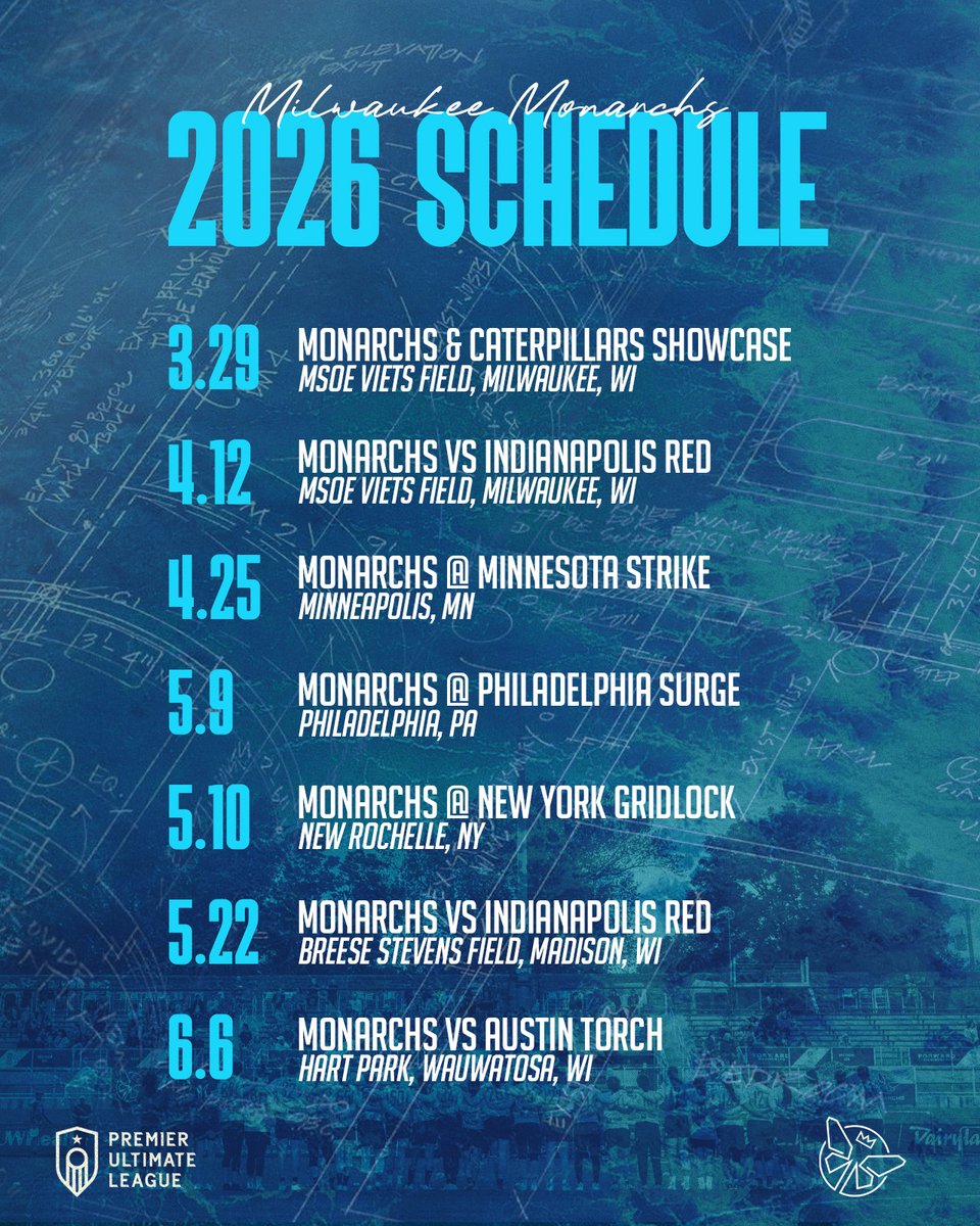 Milwaukee Monarchs tweet media