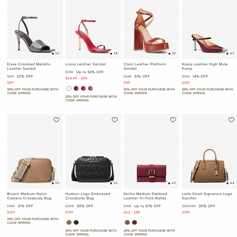 LordOfDiscounts's tweet image. 💼 KORSVIP Members Early Access Sale on Bags and Shoes, now Additional 25% Off via Michael Kors

✅ Use code SPRING at checkout

🔗 - link.lordofsavings.com/4eY3X3c

#LRDeal | #AD #michaelkors @michaelkors #mkpartner
