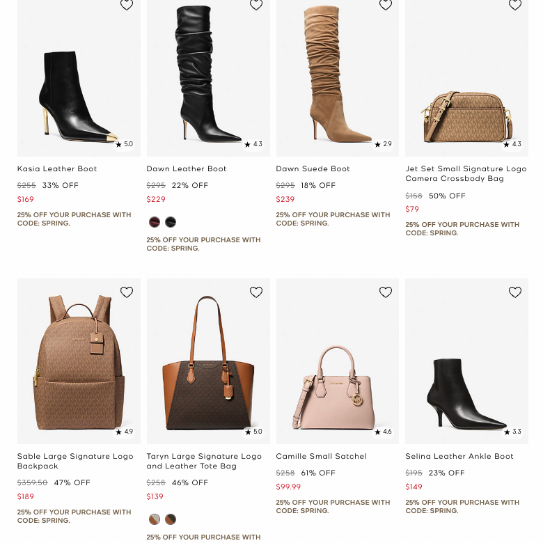 LordOfDiscounts's tweet image. 💼 KORSVIP Members Early Access Sale on Bags and Shoes, now Additional 25% Off via Michael Kors

✅ Use code SPRING at checkout

🔗 - link.lordofsavings.com/4eY3X3c

#LRDeal | #AD #michaelkors @michaelkors #mkpartner