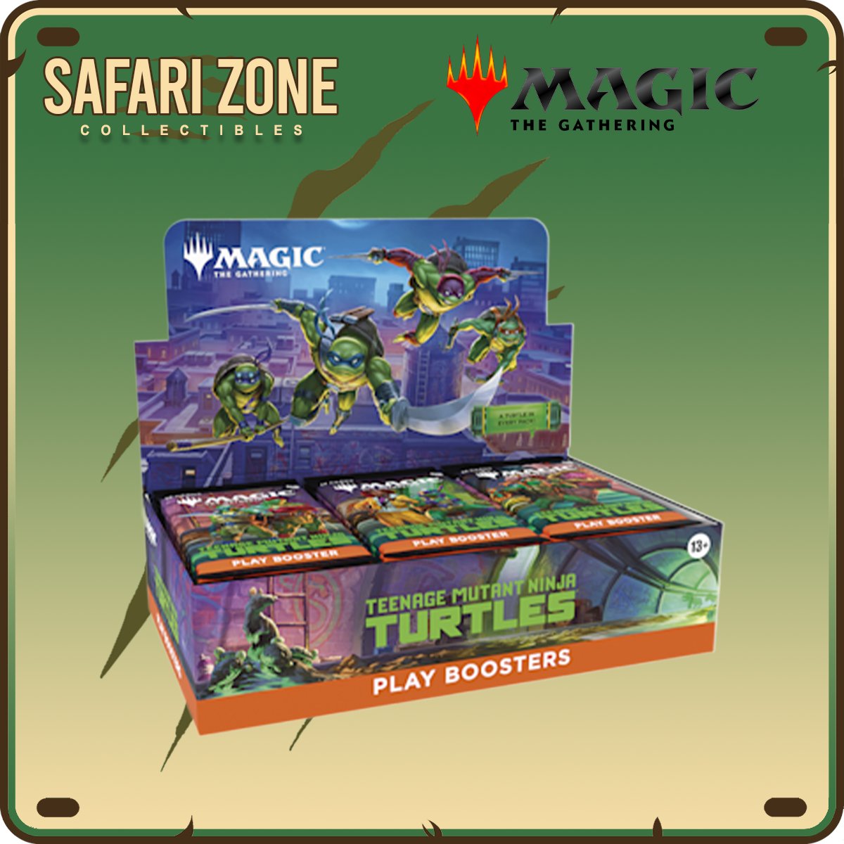 Givvy!! TMNT Play Box for MTG 

- Tag 2 MTG friends / fans 
- Follow our FB page facebook.com/SZCllc 
- Drop a TMNT Gif 
- SHARE THIS THREAD 

Winner Drawn on Tuesday the 24th / US only