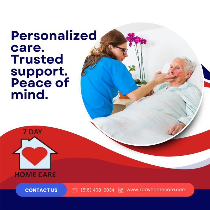 7DayHomeCare's tweet photo. Care should feel personal because it is.

Our certified home health aides provide customized support, including personal care, meal preparation, medication reminders, and around-the-clock assistance. 

📞 Schedule a consultation today.

#HomeCareNearMe #NYHomeCareServices #Family https://t.co/4TsQ4Yk3Ei