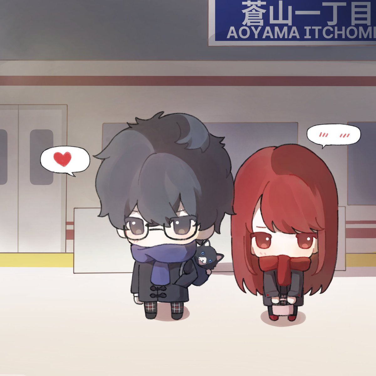 KoiiRemv's tweet photo. 早晨的上学路上
#p5r #shusumi #主すみ #主芳 https://t.co/oSxTnqY1ed