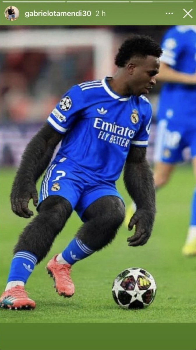 🚨 𝗡𝗘𝗪: An Instagram account suspected to be owned by Otamendi's brother posted this story on Instagram before the match yesterday.