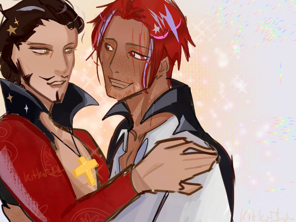 kitkat_hah4's tweet photo. #mishanks #akataka #draculemihawk #redhairedshanks new ver cuz the last one looks weird https://t.co/OCRZDR0pIY