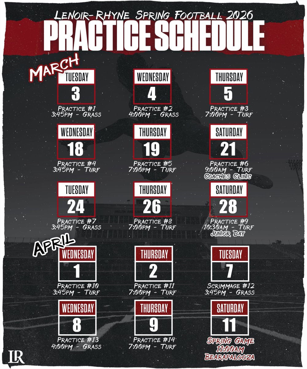 Lenoir-Rhyne Football tweet media